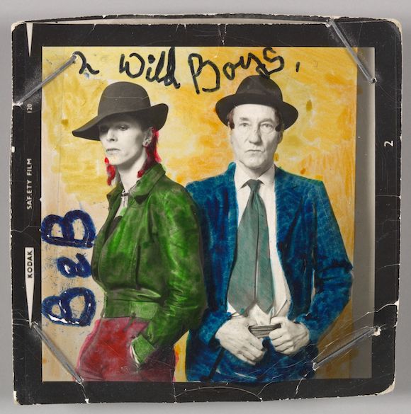 David Bowie with William Burroughs, February 1974