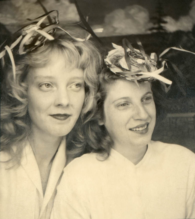 untitled_portrait_of_two_girls_with_straw_hats_from_traveling_photo_studio_unknown_photographer_around_1950-60