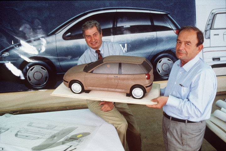 1992 - Giugiaro e Mantovani with Punto model