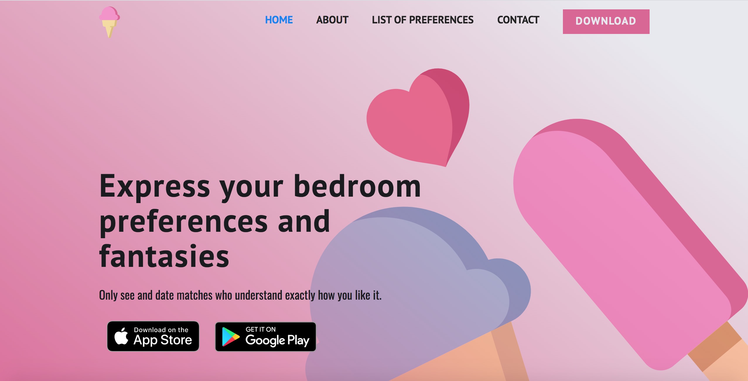 アイスクリームの好きなフレーバーを選ぶノリの 性癖でマッチングするアプリ プロフィールはフェチを詳細に まじめに恋人探し Heaps